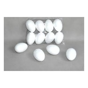 Vajíčka polystyrén, 8ks, 5901531700474