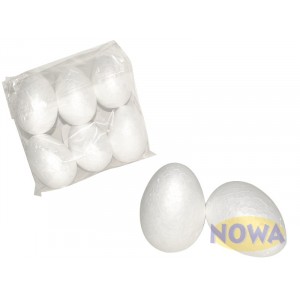 Polystyrenová vejce 6 ks , výška 7cm, 5901531700498